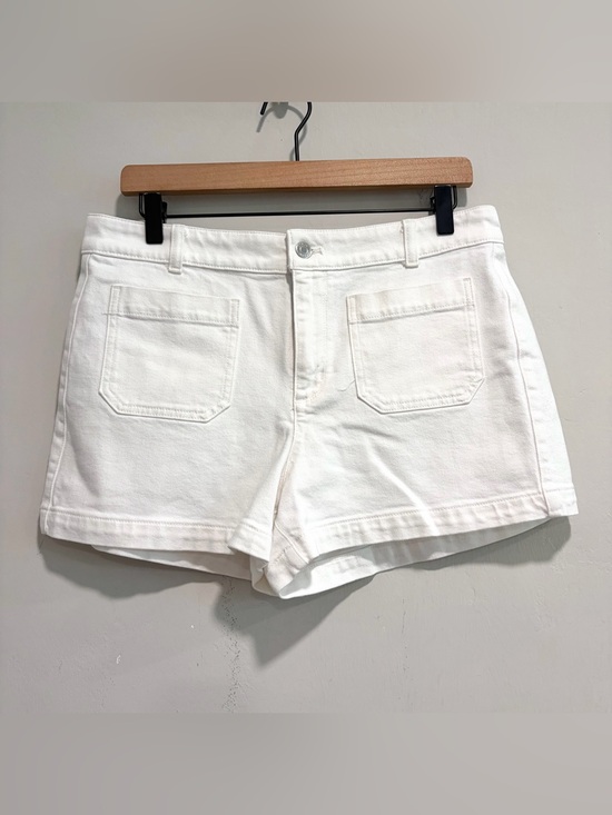 J. Crew Pants - J.Crew Patch Pocket Mid Rise Jean Shorts